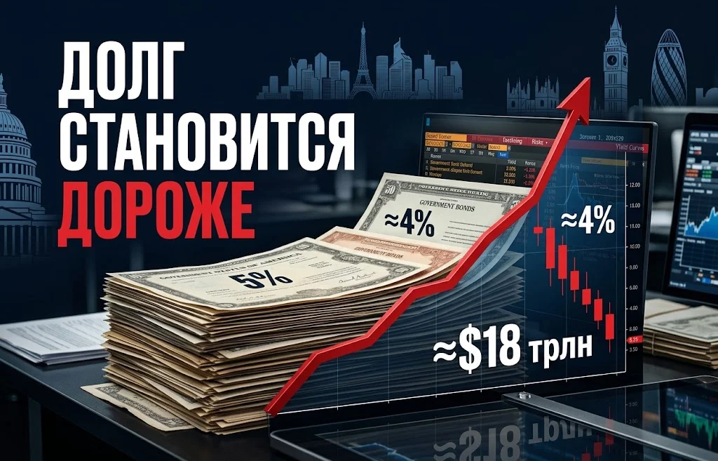 Государственный долг развитых стран становится дороже