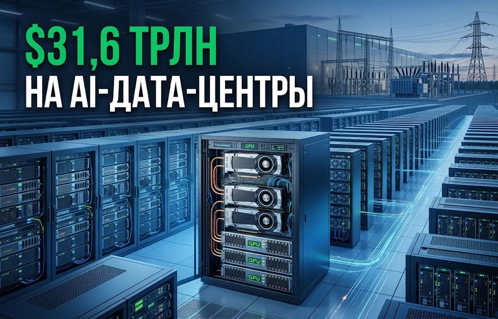 Инвестиции в дата-центры: $31,6 трлн до 2050 года