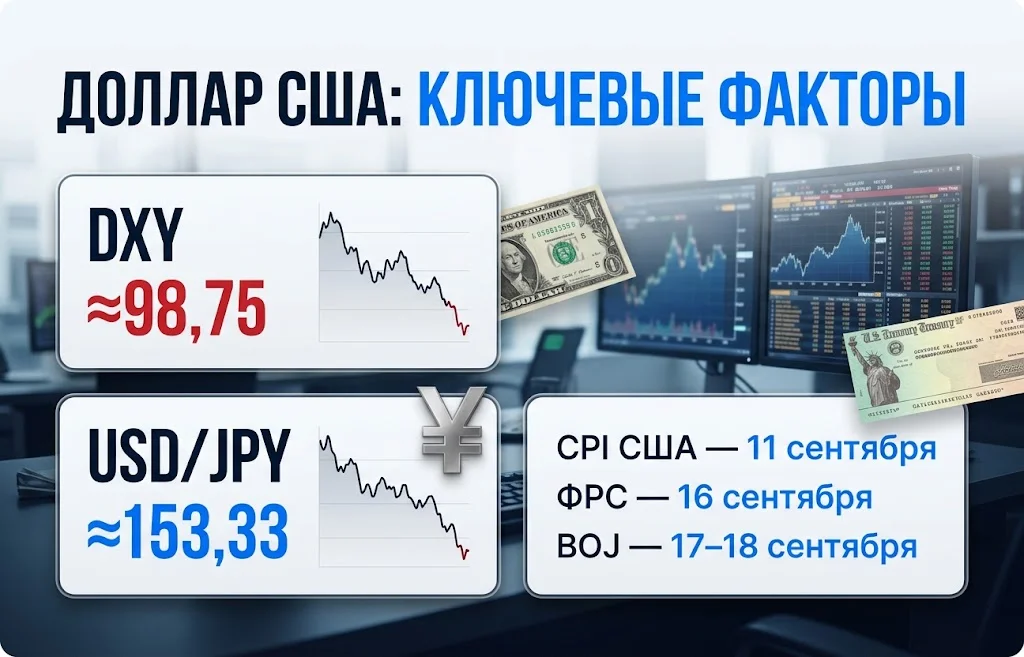 Курс доллара США у минимумов: что давит на USD?