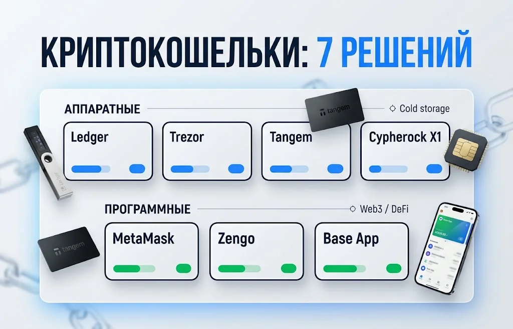 Лучшие криптокошельки на сегодняшний день: топ-7 решений