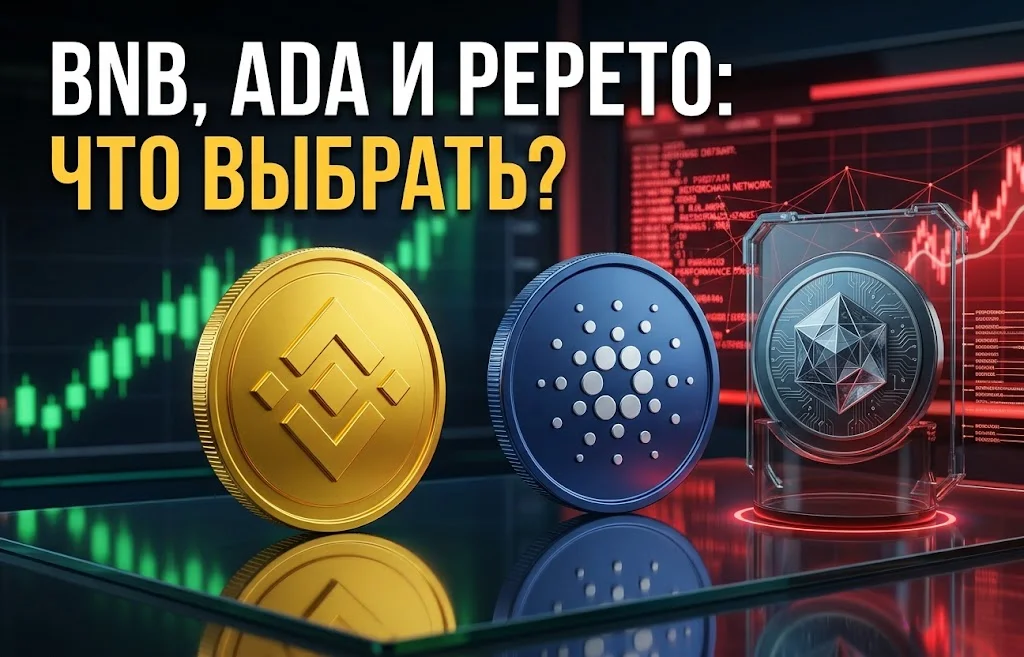 Лучшие криптовалюты для покупки сегодня: BNB, ADA и Pepeto