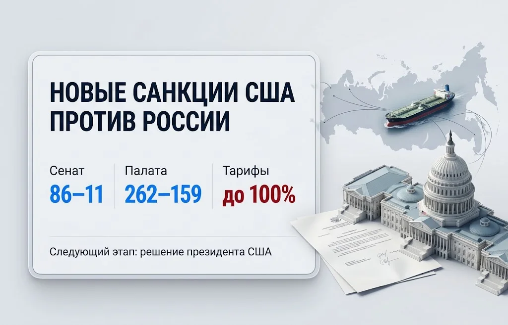 Новые санкции США против России одобрил Конгресс