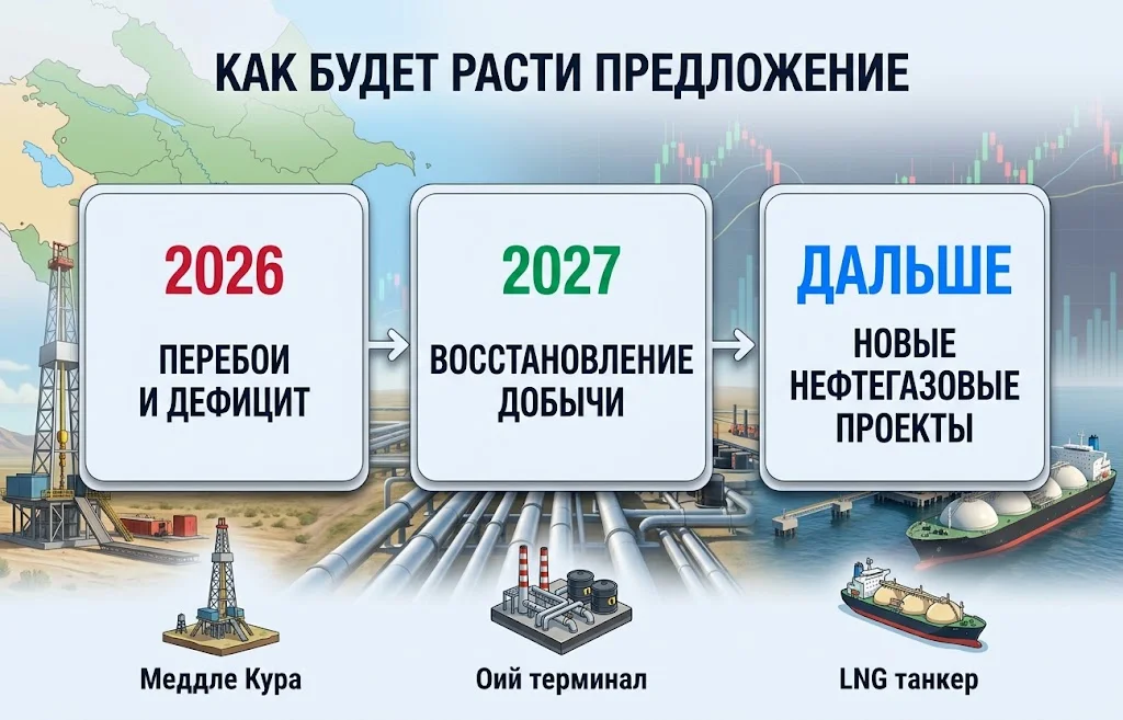 Добыча нефти и газа в Азербайджане: Exxon идёт в сланец