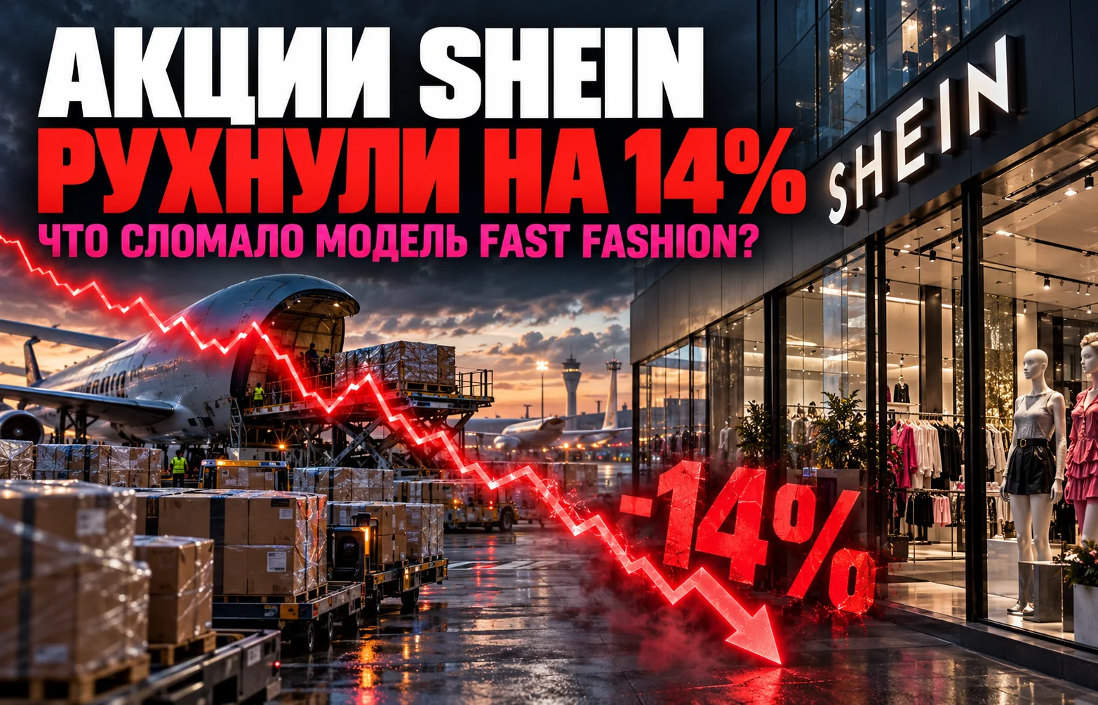 Акции Shein рухнули на 14% после первого отчета