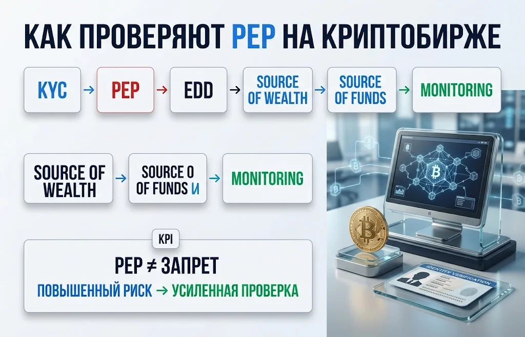 PEP в криптовалютах: почему биржи усиливают проверки?