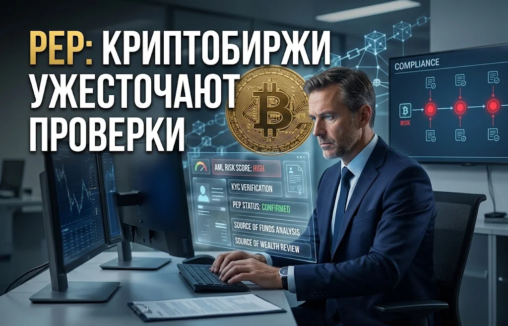 PEP в криптовалютах: почему биржи усиливают проверки?