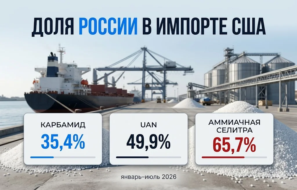 Поставки российских удобрений в США и новые санкции