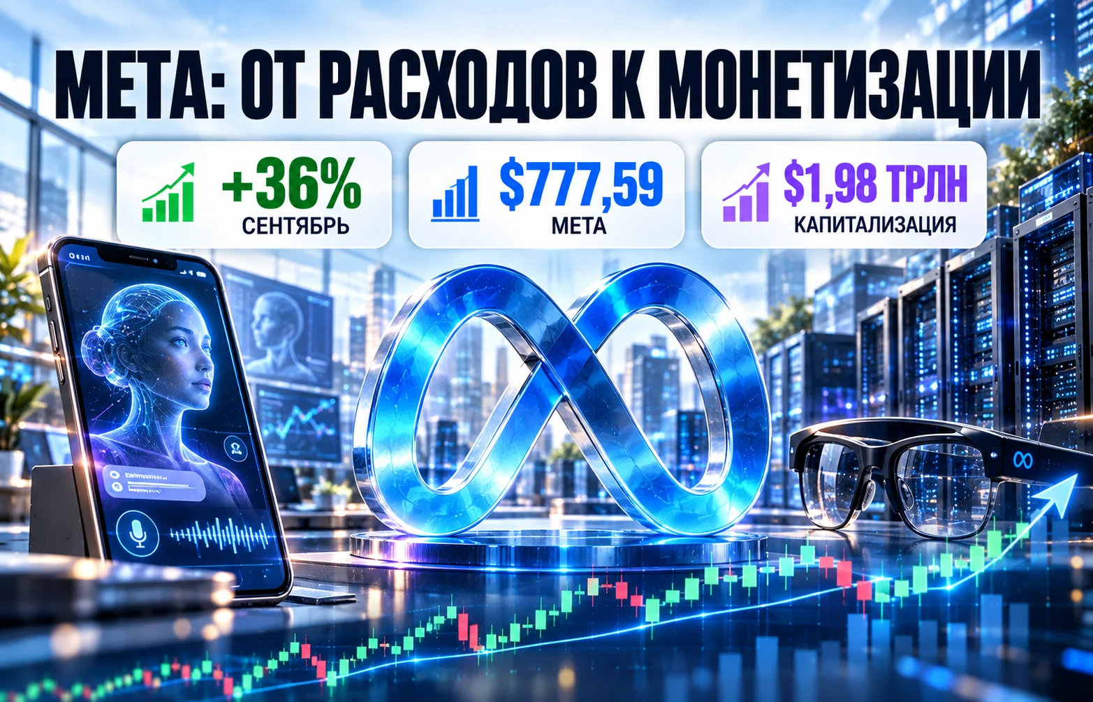 Акции Meta взлетели на 36% — капитализация у $2 трлн