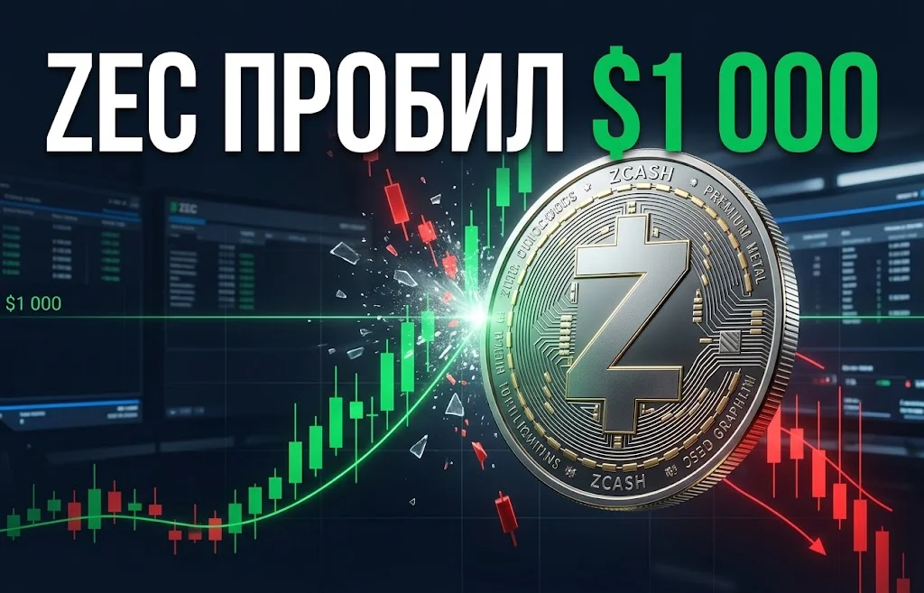 Шорт-сквиз ZEC отправил Zcash выше $1 000