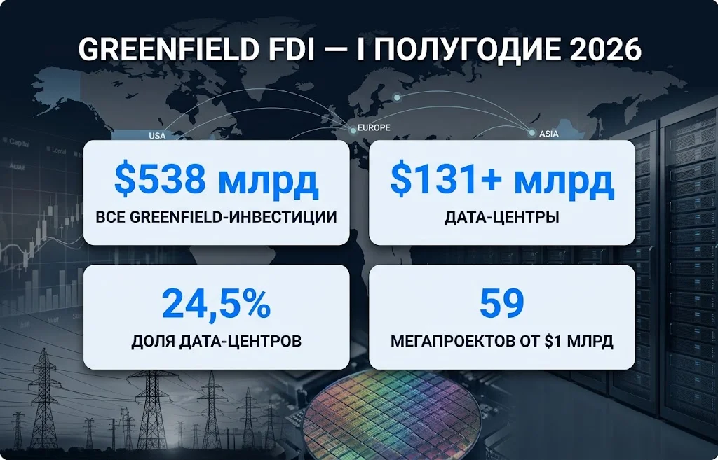 Прямые иностранные инвестиции 2026: куда идут $538 млрд?