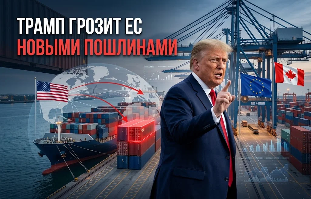 Трамп пригрозил ЕС новыми пошлинами из-за Канады