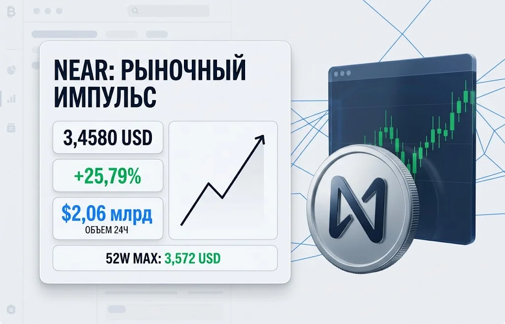 Цена NEAR выросла на 25% после запуска приватных контрактов