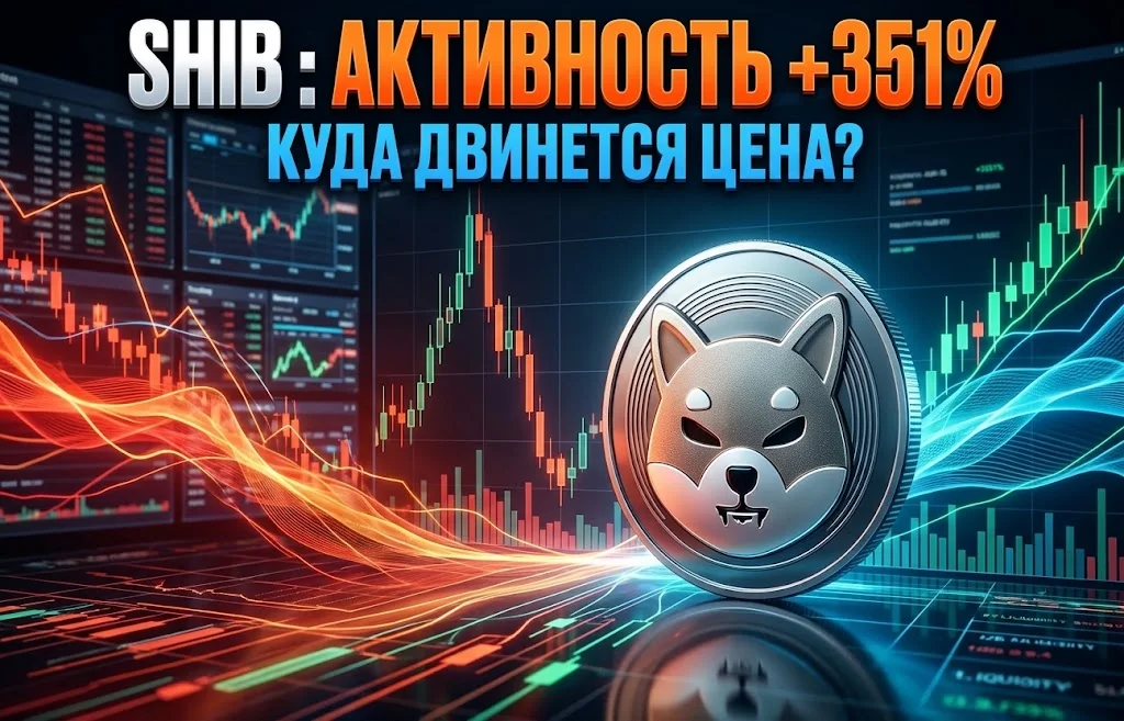 Цена Shiba Inu у $0,00000589: активность SHIB взлетела на 351%