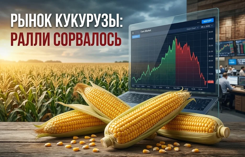 Цены на кукурузу резко упали после мощного ралли