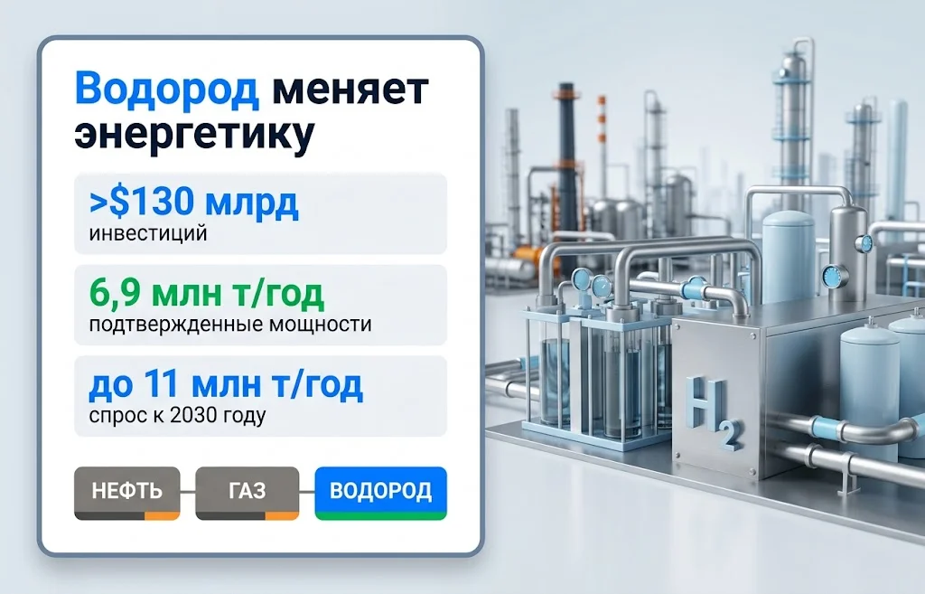 Водород как альтернатива ископаемому топливу: новый шанс?