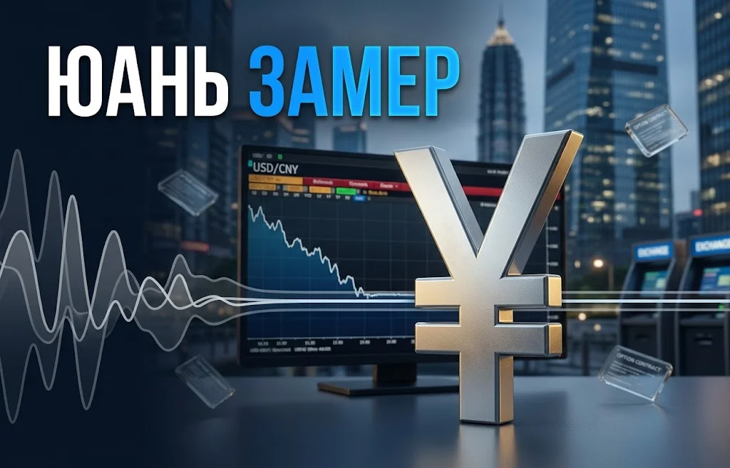 Волатильность китайского юаня рухнула до минимума за 10 лет