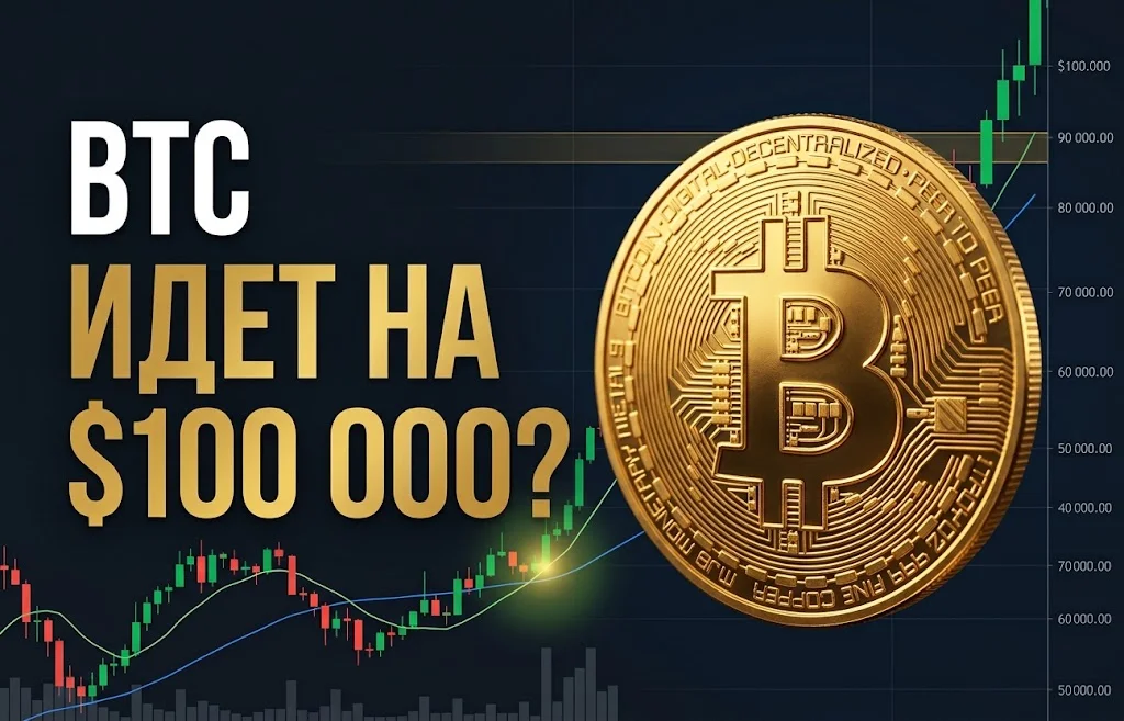 Золотой крест Bitcoin: BTC готовится к рывку до $100 000?