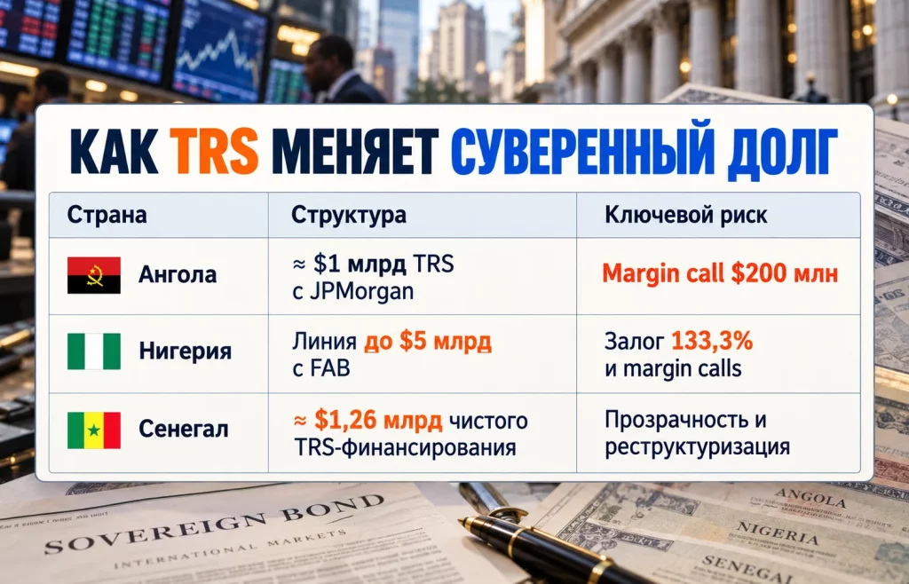 Своп на совокупный доход: чем TRS опасен для облигаций? 2 Таблица Total Return Swap Анголы, Нигерии и Сенегала с ключевыми рисками