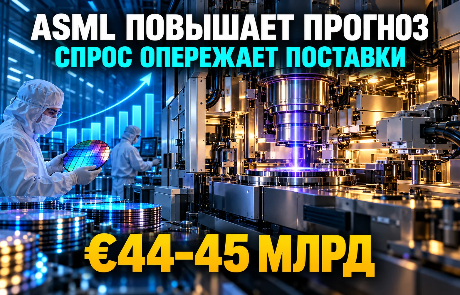 ASML не успевает за ИИ: прогноз выручки снова повышен