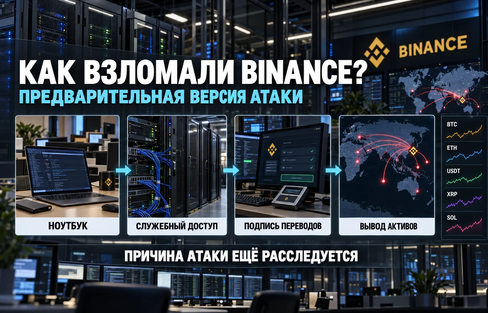 Взлом Binance: куда исчезли $6,3 млрд и что вернут?
