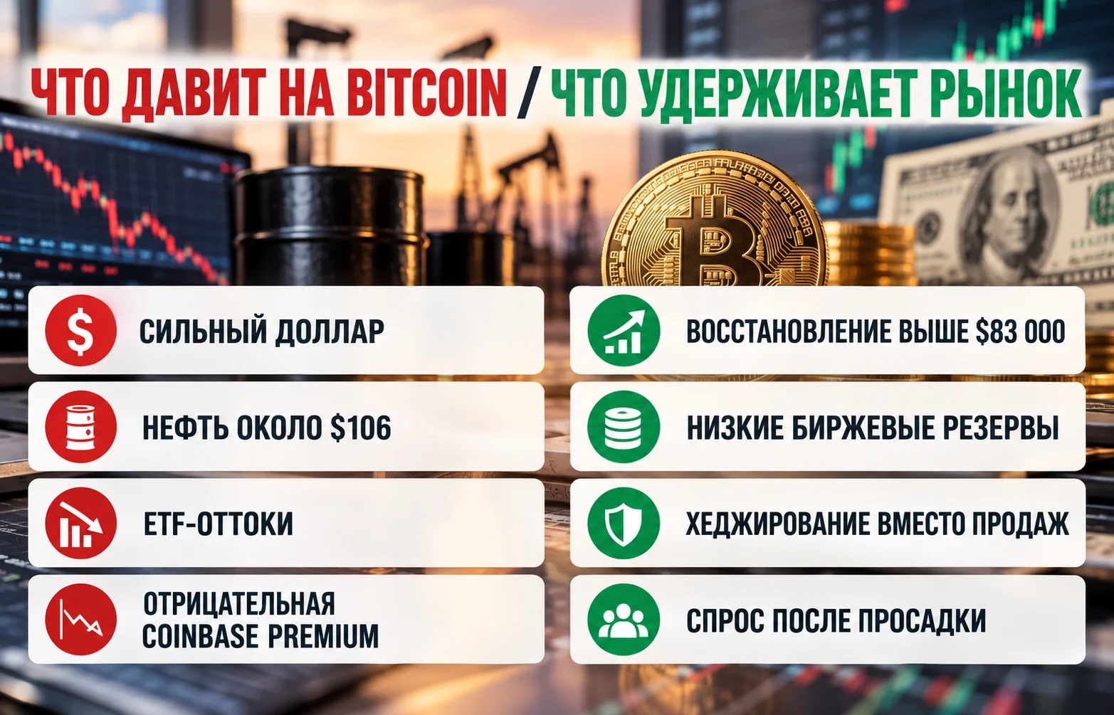 Продажи биткоина усилились, но Coinbase отстает от Binance