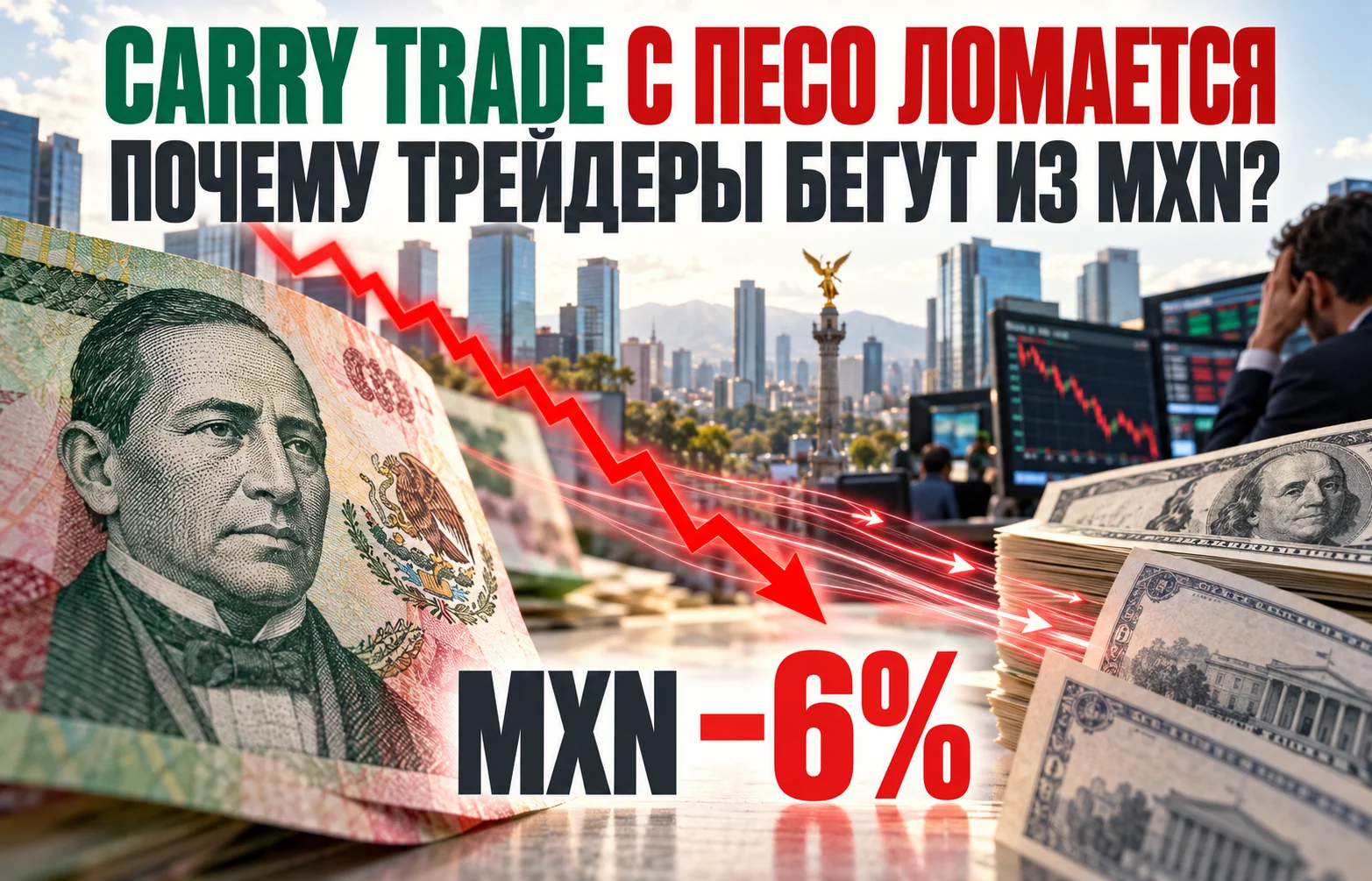 Carry trade с мексиканским песо рушится: что случилось?