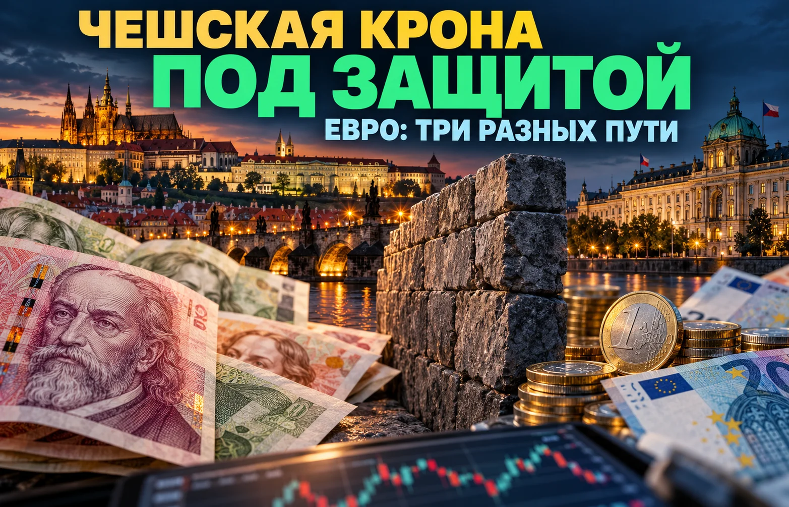 Чешская крона: Чехия ставит барьер для перехода на евро