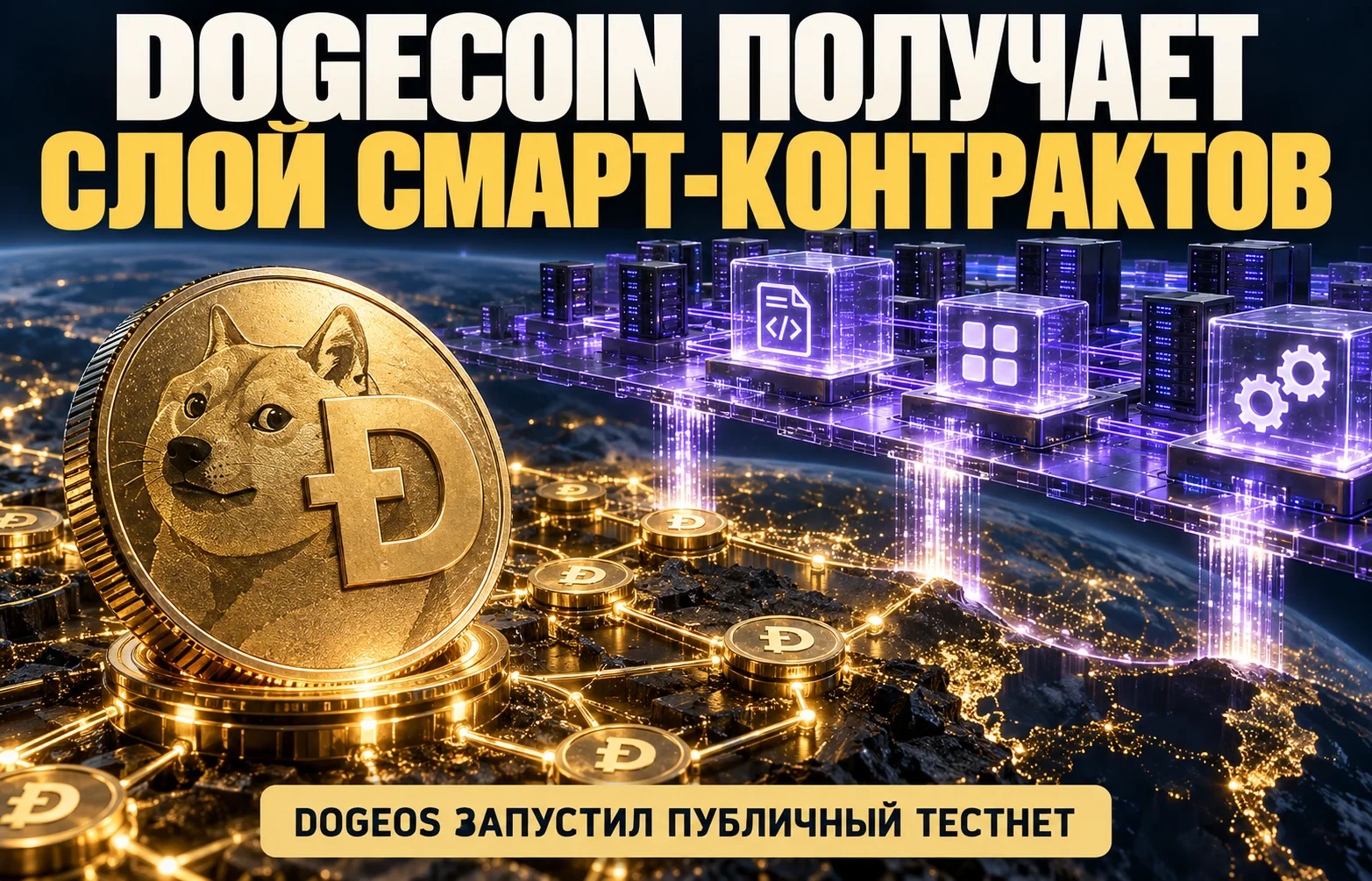 Смарт-контракты Dogecoin: DogeOS запустил тестнет