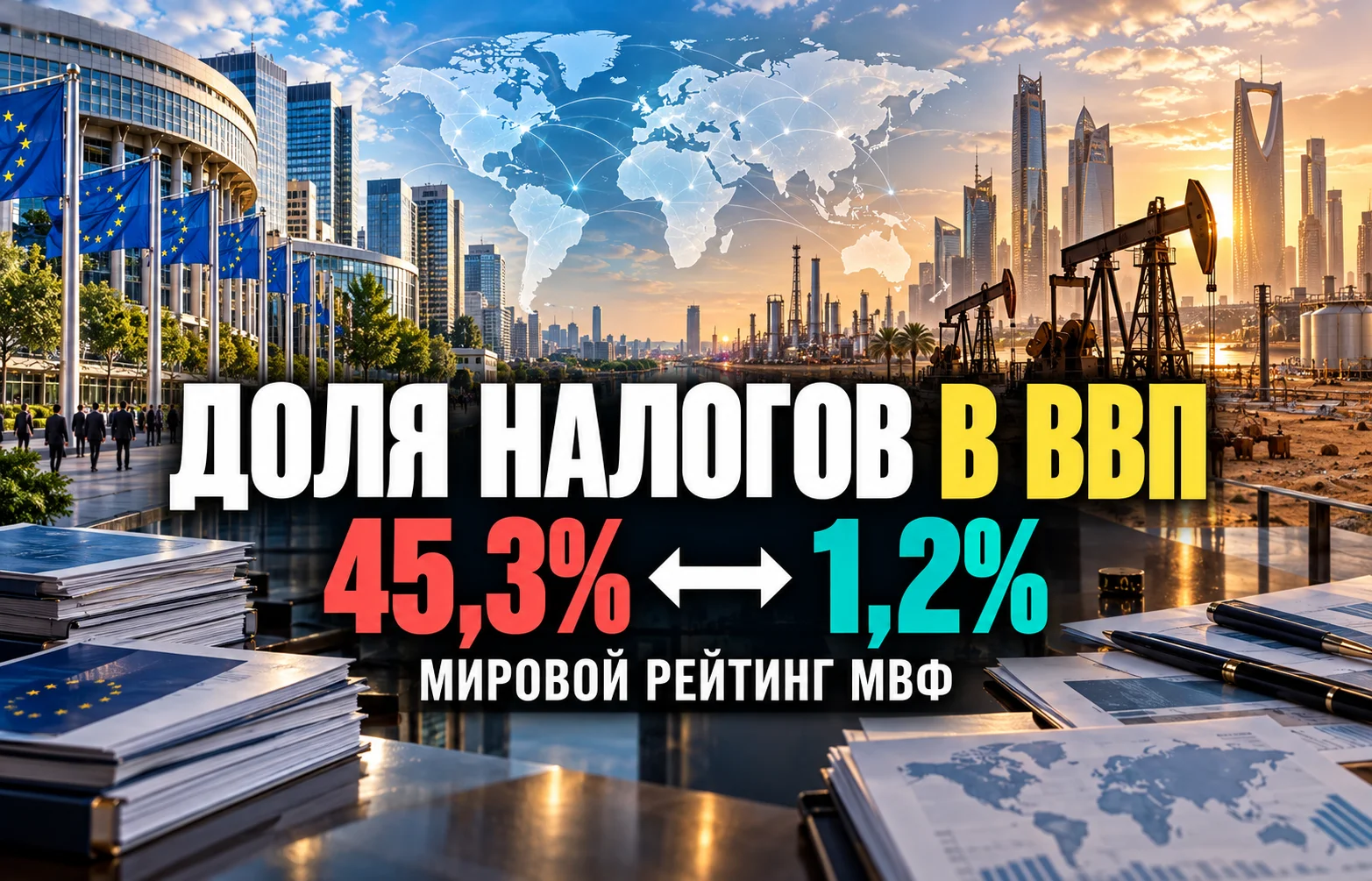 Доля налогов в ВВП по странам: кто собирает больше всего?