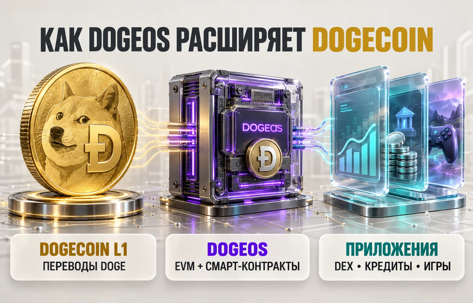 Смарт-контракты Dogecoin: DogeOS запустил тестнет