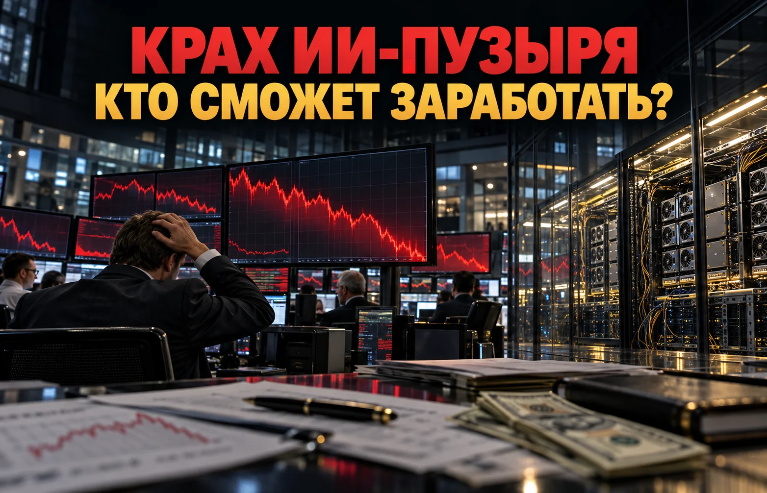 Крах ИИ-пузыря: кто выиграет, если рынок рухнет?