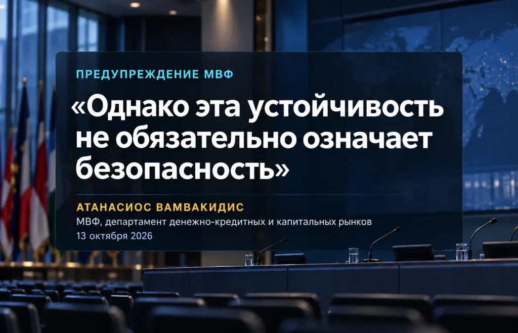 Цитата Атанасиоса Вамвакидиса из МВФ о рисках финансового рынка и искусственного интеллекта