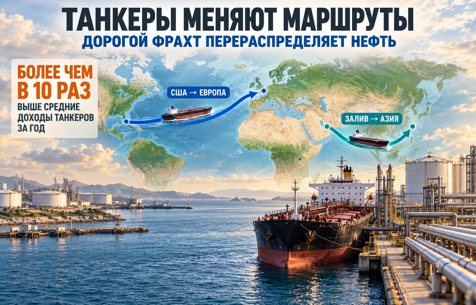 Цены на физическую нефть падают, а фьючерсы растут