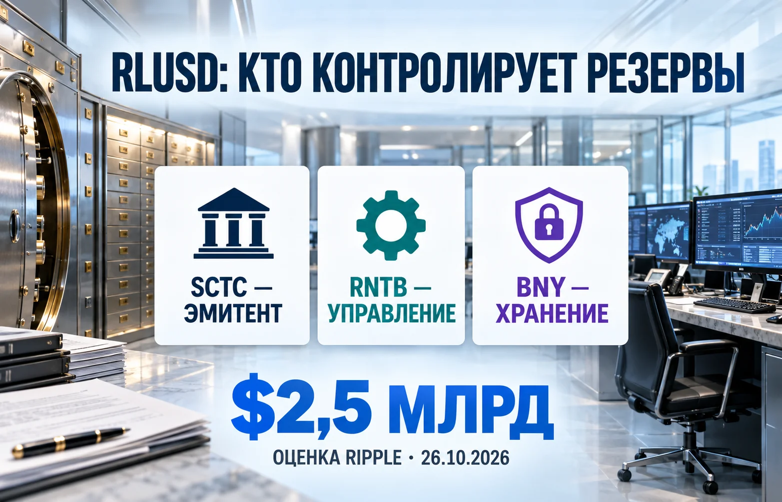 Банк Ripple одобрен в США: что меняется для RLUSD?