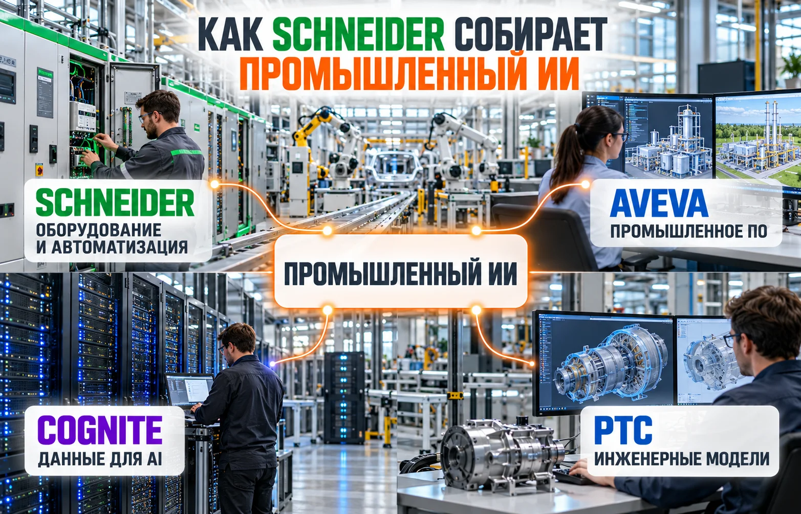 Schneider Electric покупает PTC за $22,6 млрд ради гонки ИИ