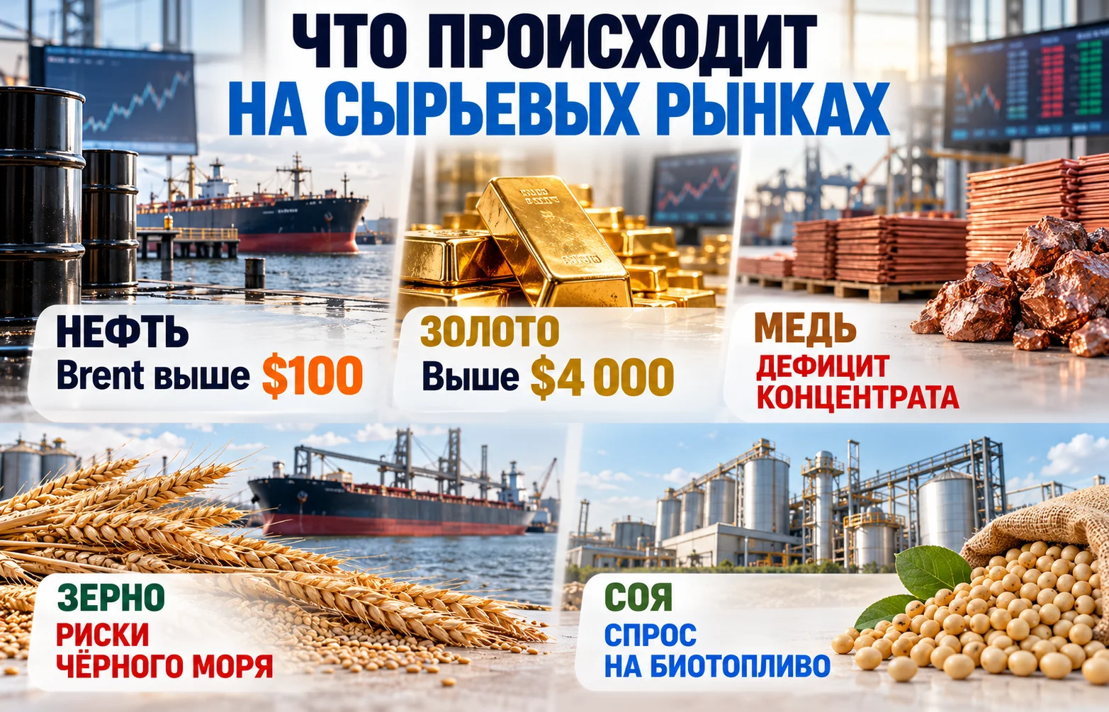 Дайджест сырьевого рынка за 07.10.2026: Дайджест сырьевого рынка за 07.10.2026: главные события недели