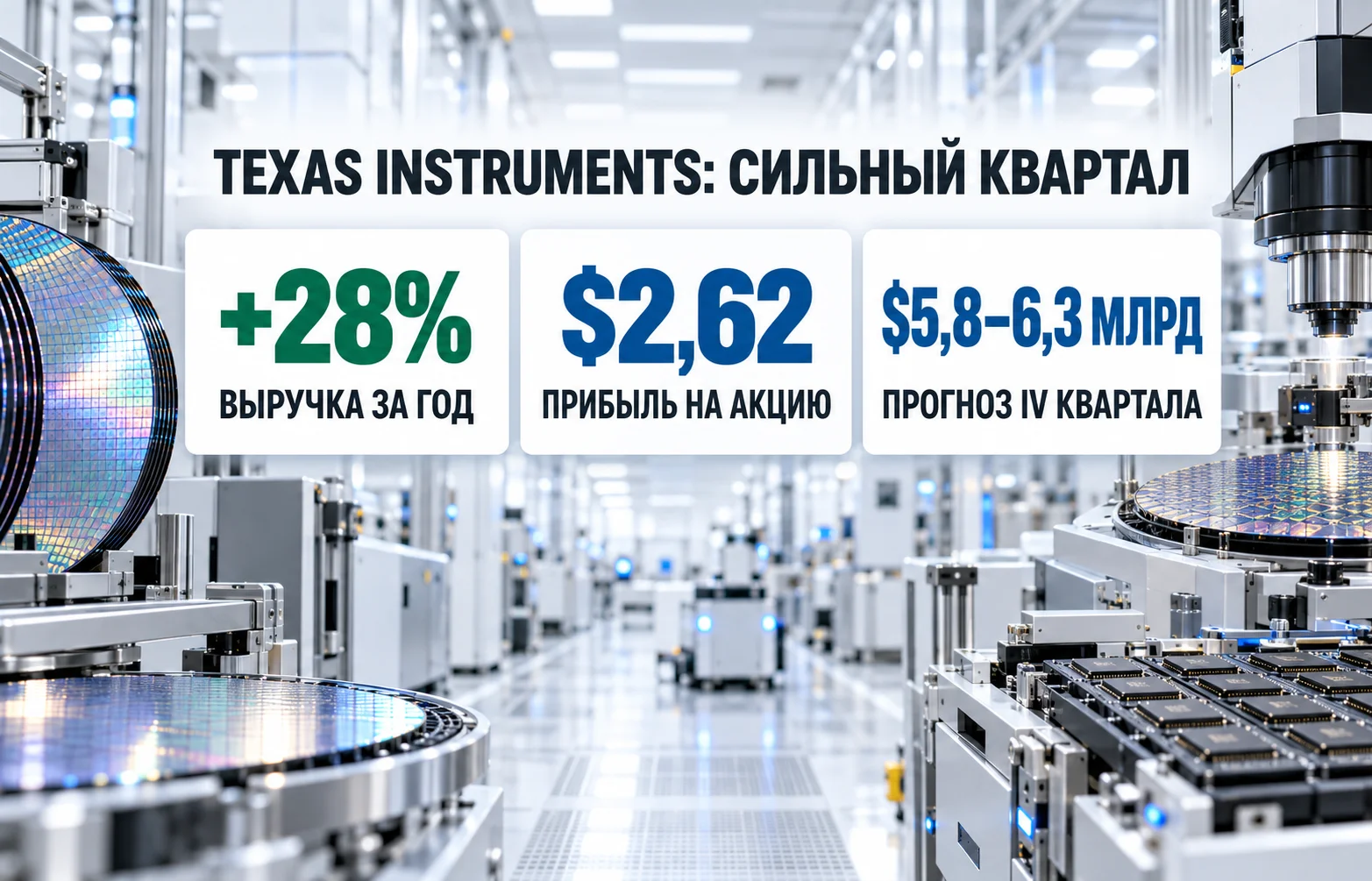 Texas Instruments: спрос на чипы снова набирает обороты