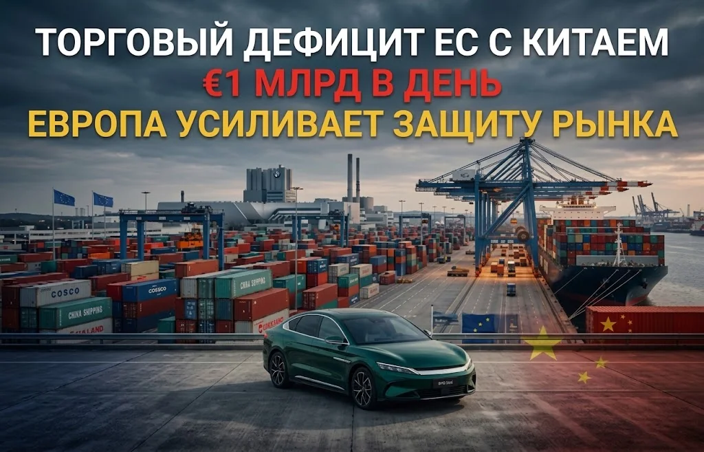 Торговый дефицит ЕС с Китаем: Европа усиливает давление на Пекин